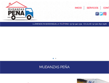 Tablet Screenshot of mudanzaspena.com